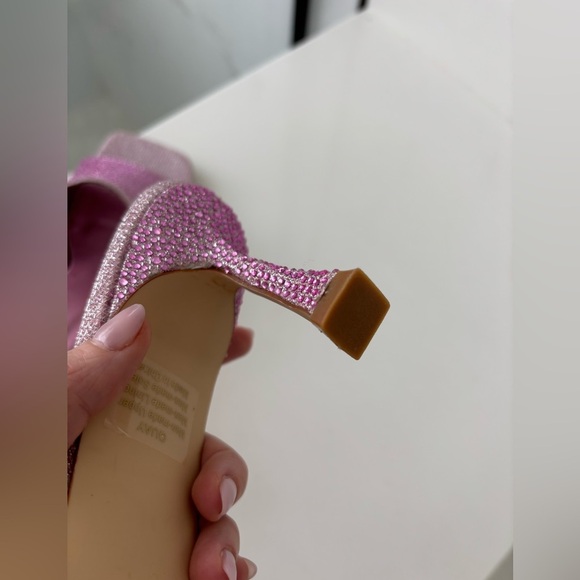 Billini Quay Rhinestone Mid Stiletto Heeled Sandals NWT - Picture 7 of 11